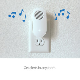 Arlo Chime 2 outlet plug enables easy, no-base-station installation.