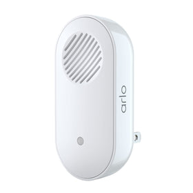 Arlo Chime 2 siren activation highlights deterrence and instant doorbell alerts.