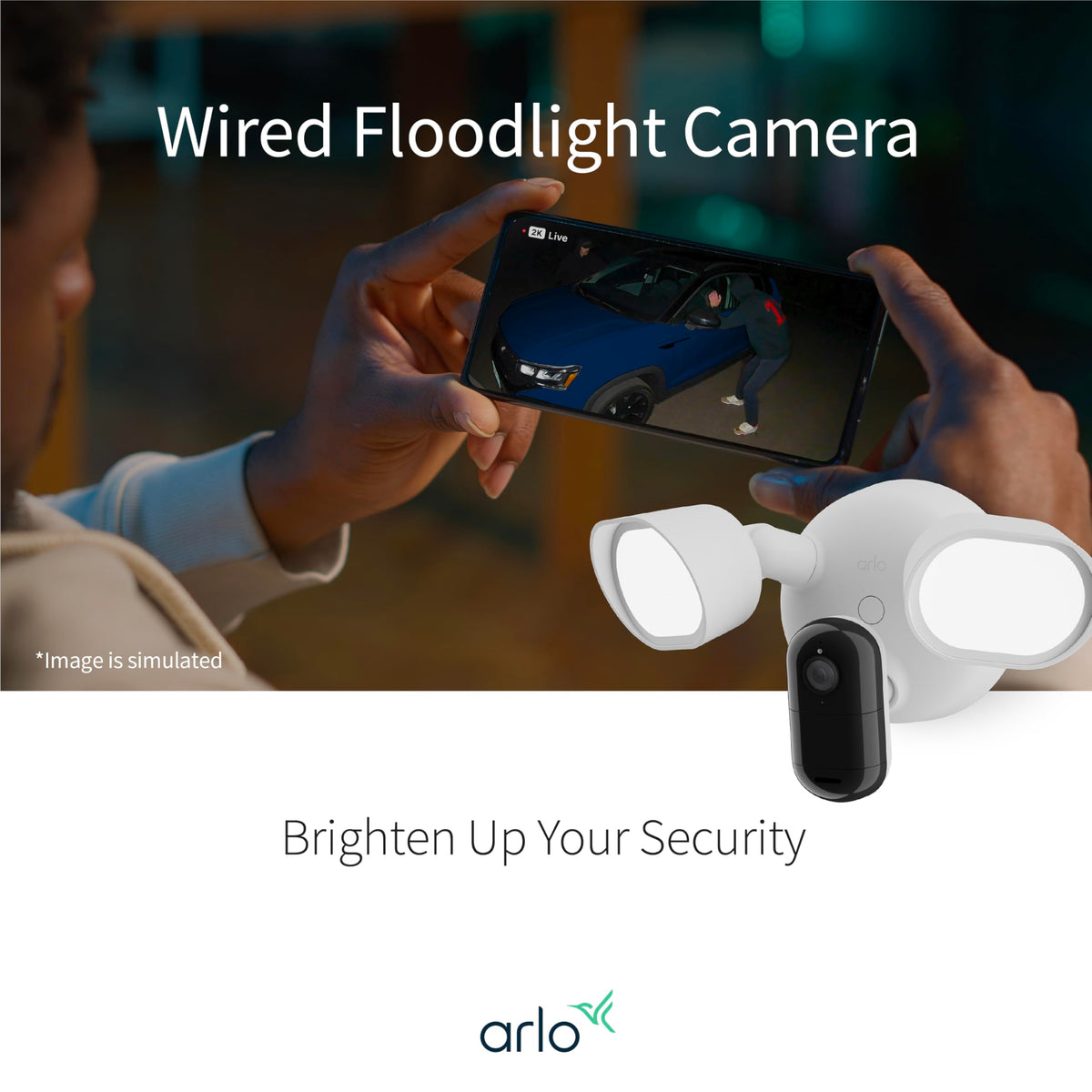 Arlo two-way audio enables remote conversations with visitors