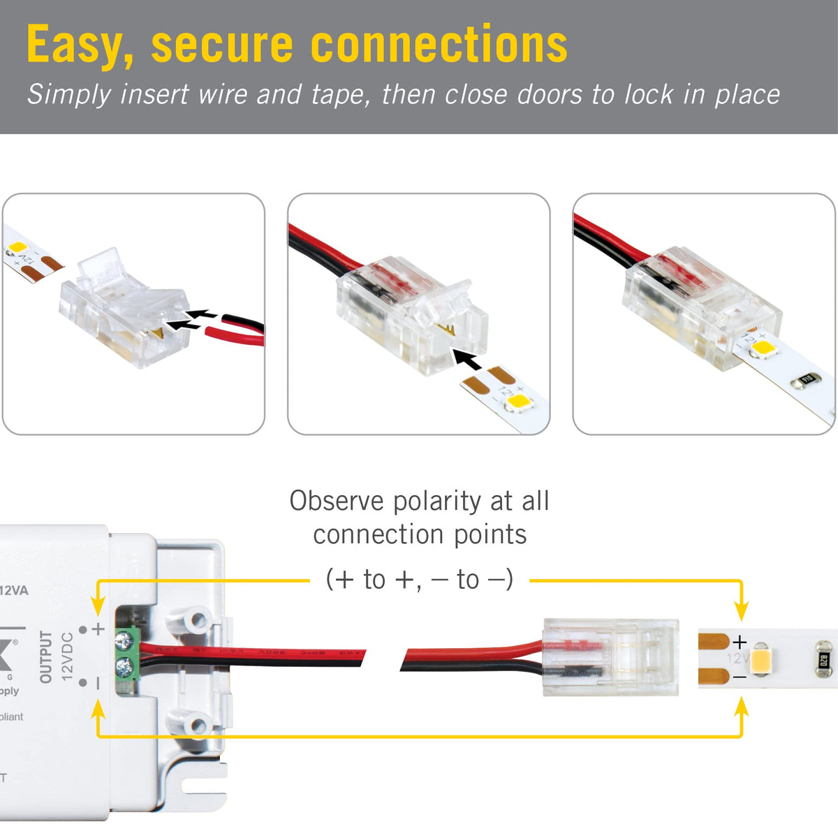 Armacost Lighting 566021 supports 18-22 AWG wires for versatile installations.