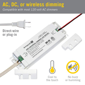 Armacost Lighting dry-and-damp-location-use makes versatile installation possible.