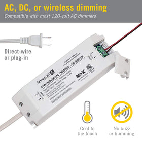 Armacost Lighting driver demonstrating overload protection and automatic shut-off.