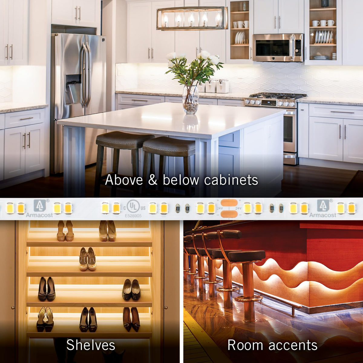 Ribbon Flex cut-and-connectors allow custom sizing