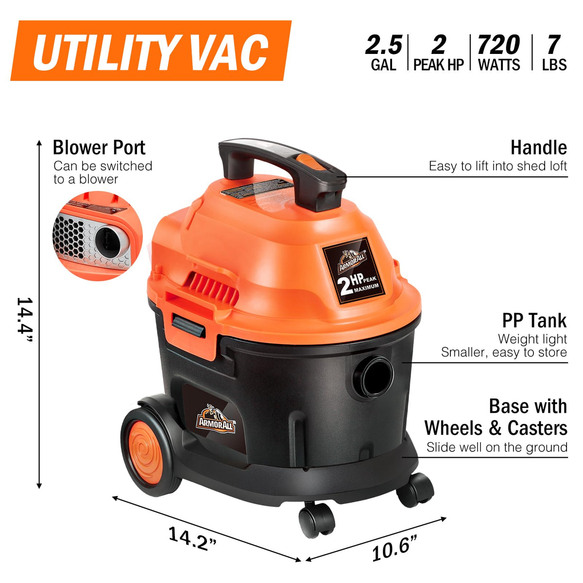 Armor All AA255W blower conversion reveals versatile outdoor cleaning