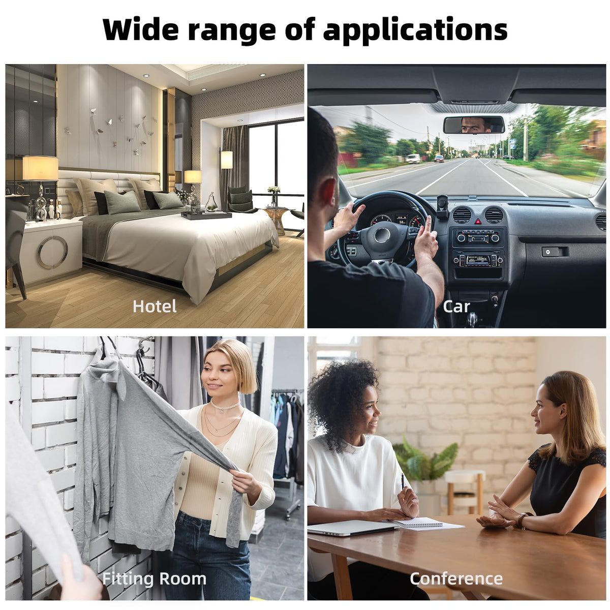 Aroeally Hidden Camera Detector is ideal for hotels and office use on the go.