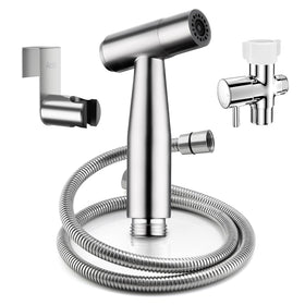 Arofa bidet sprayer hands free design for easy toilet hygiene.