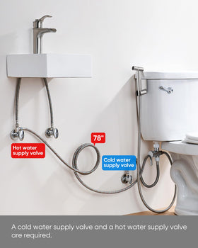 Arofa bidet sprayer installation kit for quick DIY setup.
