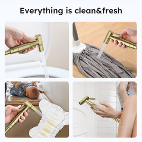 Arofa Gold jet spray setting demonstrates adjustable pressure for versatile cleaning.