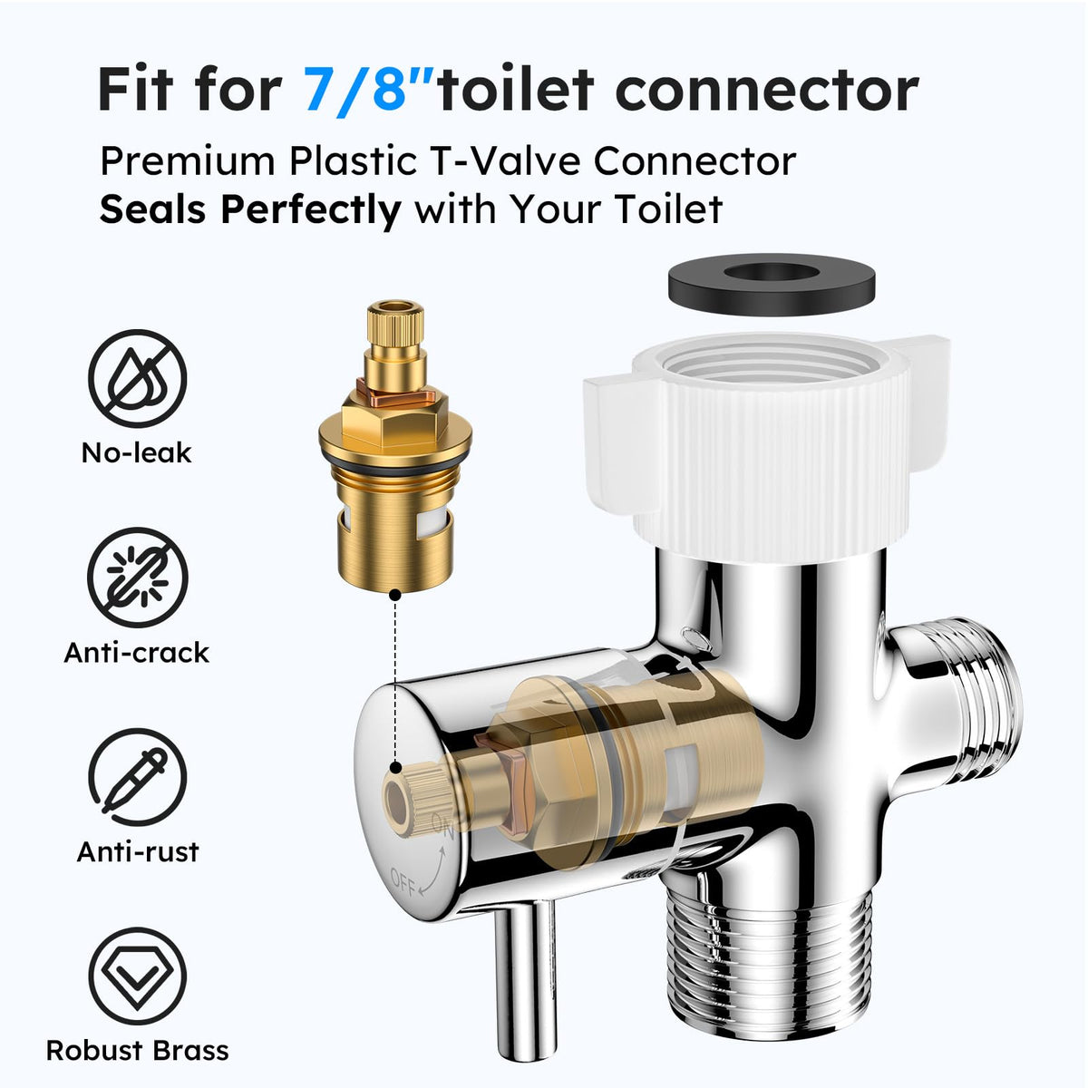 Arofa multi-use bidet sprayer for cloth diaper washing and cleaning.
