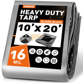 AROIC heavy-duty tarp 10x20ft for reliable outdoor coverage