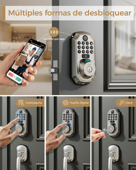 ARPHA app control screen demonstrates remote unlock and activity logs.