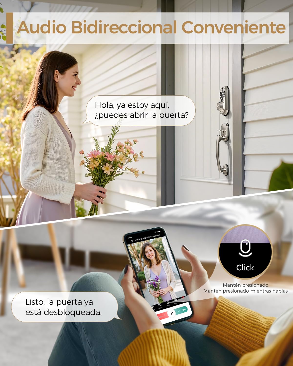 ARPHA doorbell camera outdoor view captures visitors and deliveries.