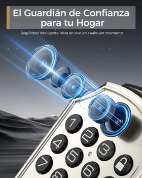 Close-up of ARPHA fingerprint scanner showing secure, convenient access.