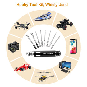 ARRAROWN 3.0mm hex screwdriver bit for versatile RC maintenance.