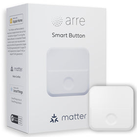 arre Smart Button front view shows Matter and Thread interoperability for smooth setup
