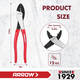 Arrow Fastener handles for 10–22 AWG terminals enabling versatile crimping and cutting tasks.