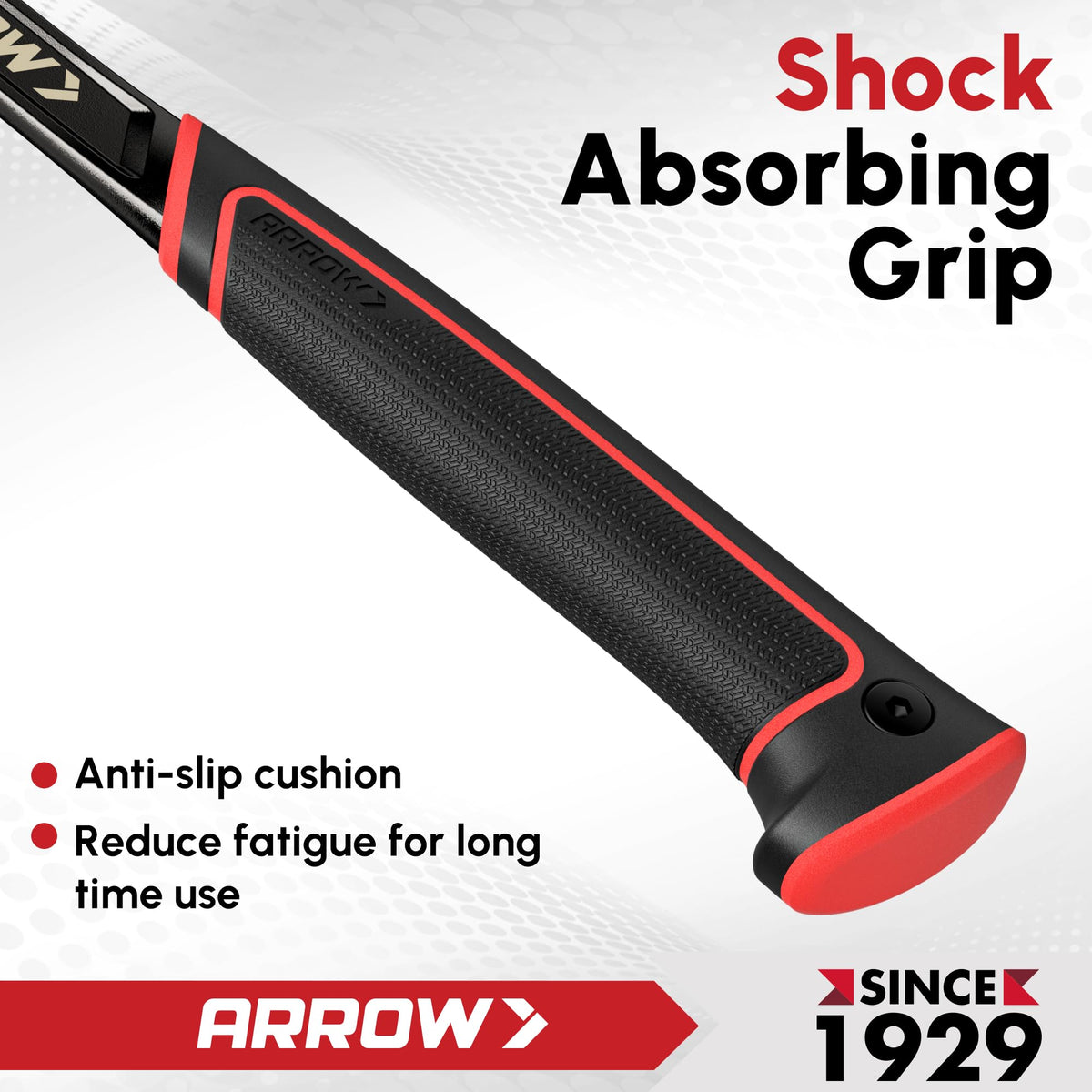Arrow Fastener milled face and claw enable accurate nail driving and removal.