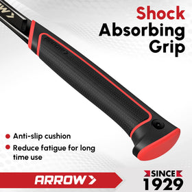 Arrow Fastener milled face and claw enable accurate nail driving and removal.