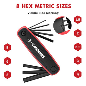 Arrow Fastener hex wrenches with chamfered edges enable smooth access in tight spaces.