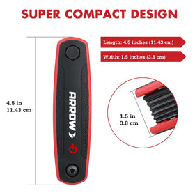 Arrow Fastener includes both SAE and metric sizes for diverse projects.