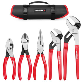 Arrow Fastener 6-inch slip joint pliers demonstrating secure grip for home repairs