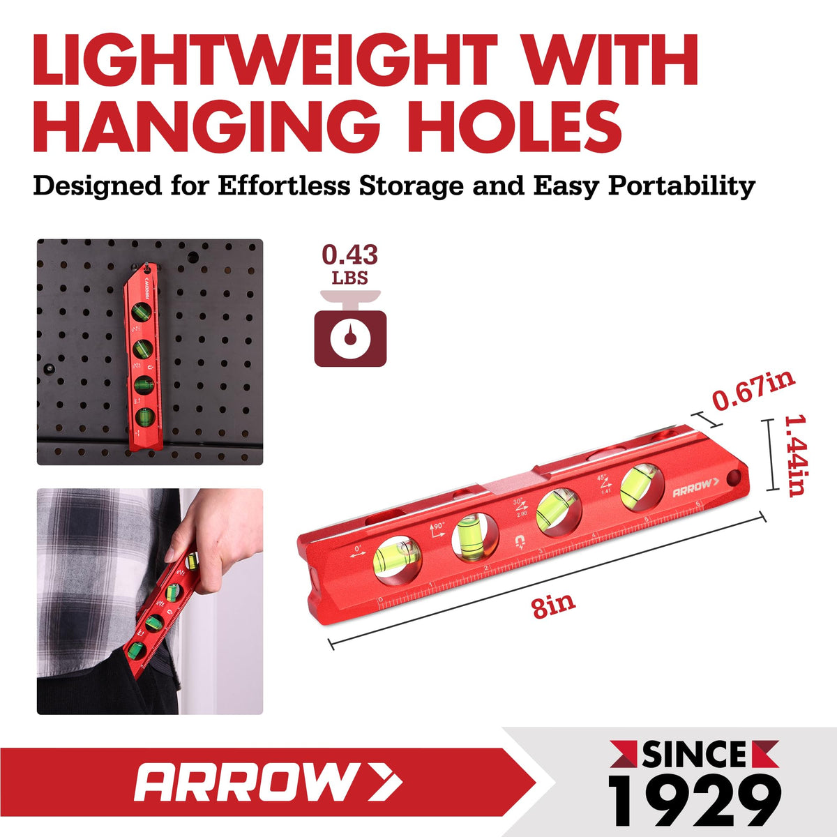 ARROW level with dual metric and SAE scales for flexible measurement