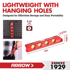 ARROW level with dual metric and SAE scales for flexible measurement