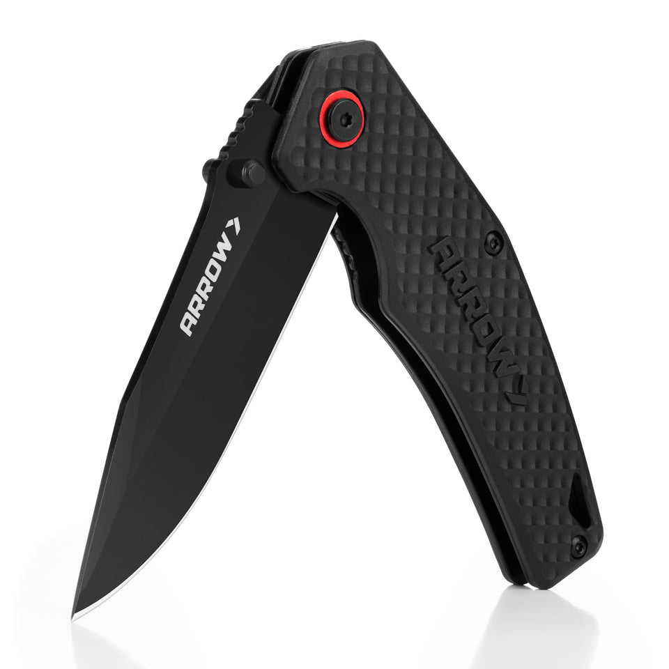 Arrow Fastener ARROW 3.5 folding knife blade open for one-handed use