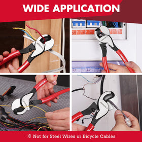 Arrow Fastener cold-riveted joint keeps handles steady for stable operation.