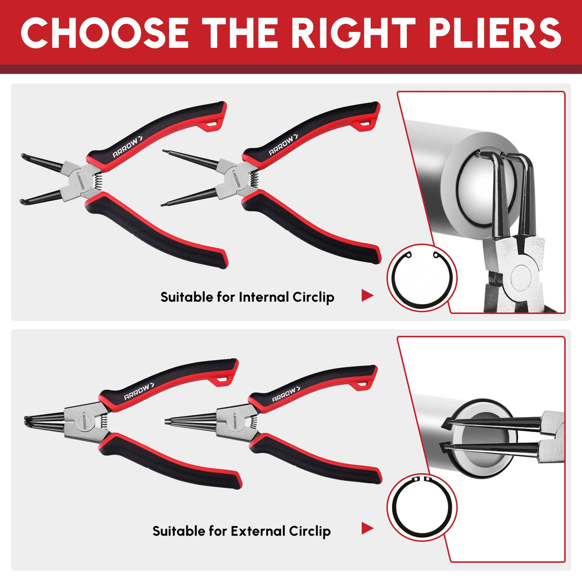 ARROW CR-V steel finish emphasizes durability and corrosion resistance