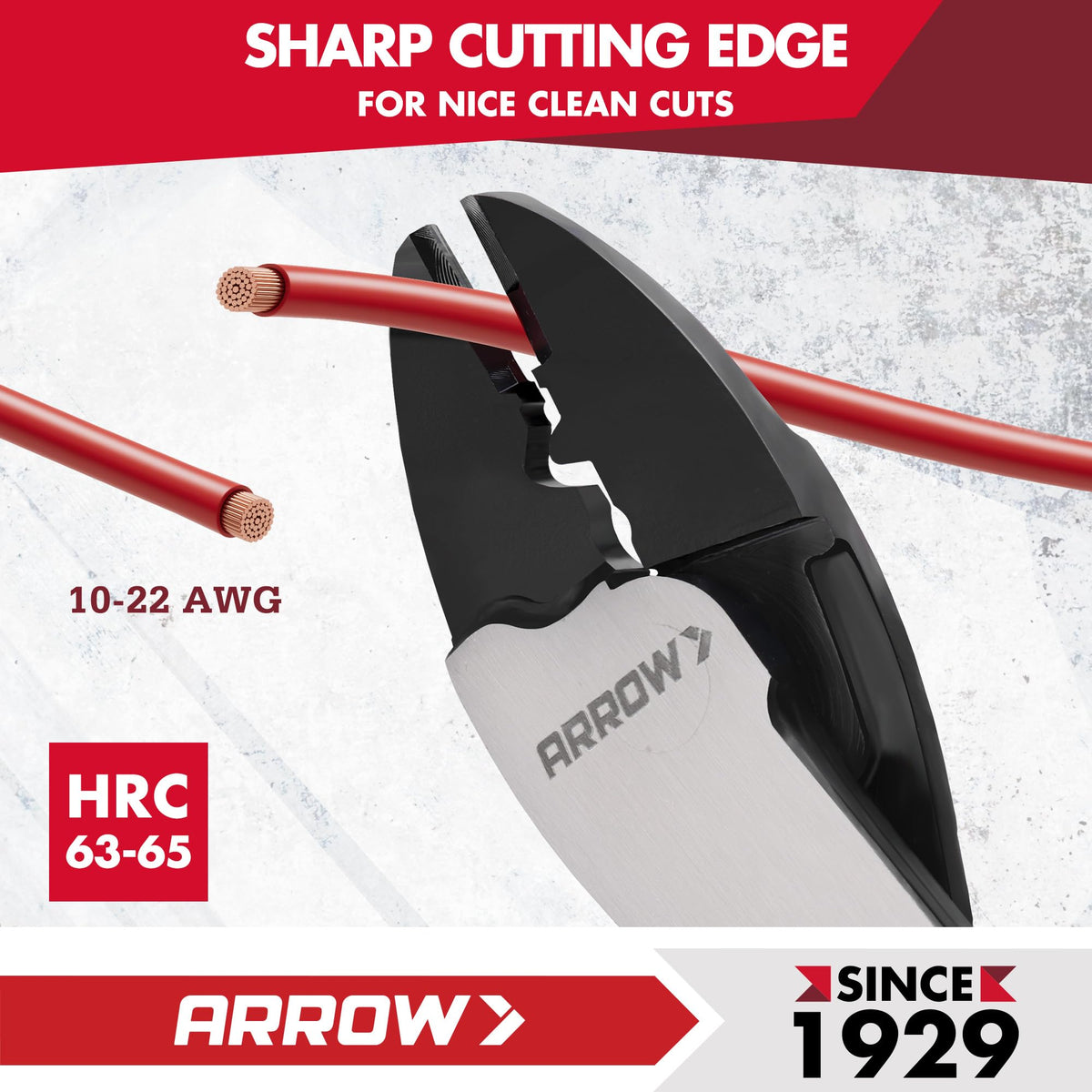 Arrow Fastener forged CR-V steel construction offers durability for heavy-duty electrical work.