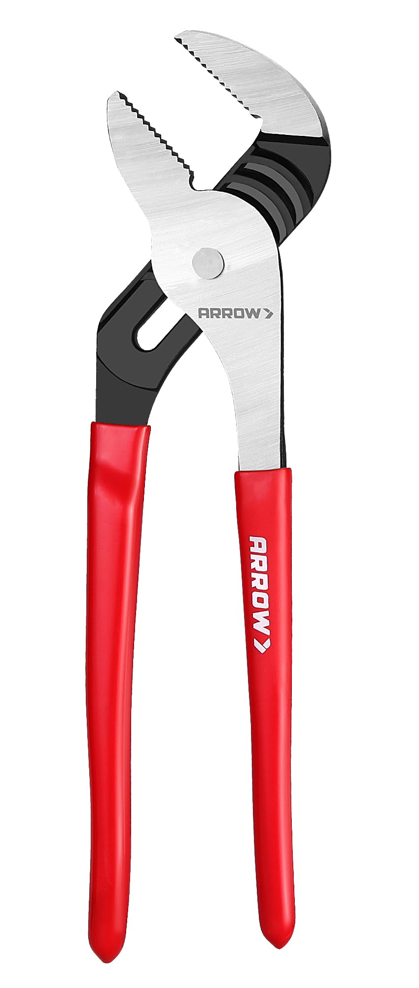 Arrow Fastener Groove Joint Pliers offering 12-inch reach for pipes and fasteners.