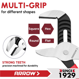 Arrow Fastener pliers with black phosphated finish resist rust in harsh environments.