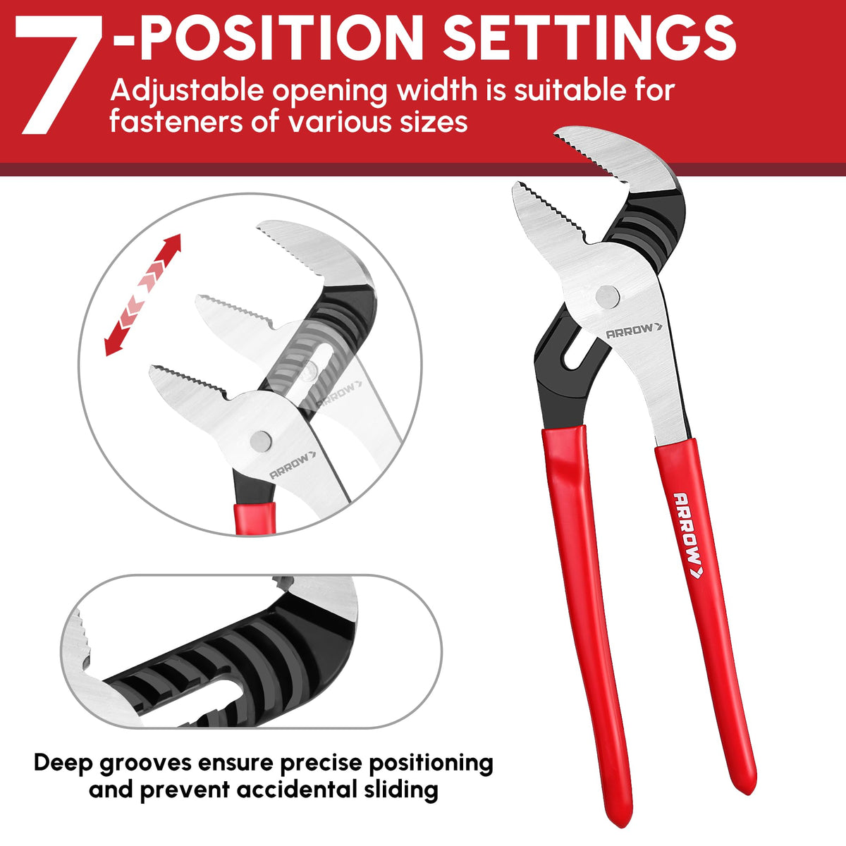 Arrow Fastener pliers with comfort dip-grip handles reduce fatigue during long jobs.