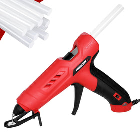 Arrow Fastener GT100DT glue gun front view showing dual temperature control for versatile projects.