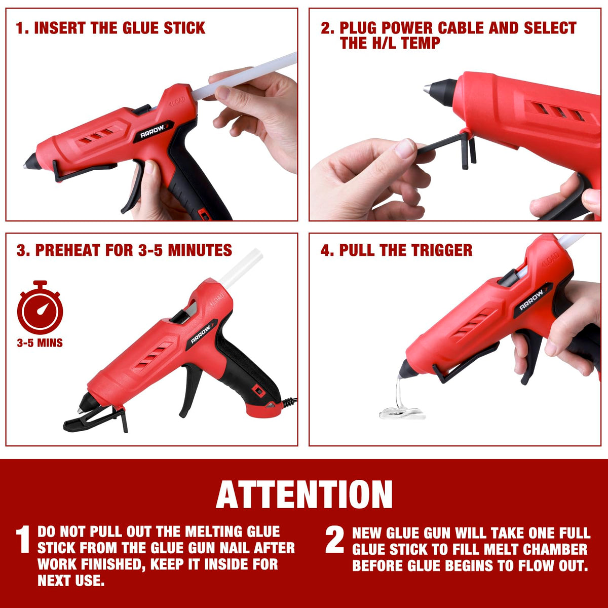 Arrow GT100DT safety design shows fireproof body and safe workflow.