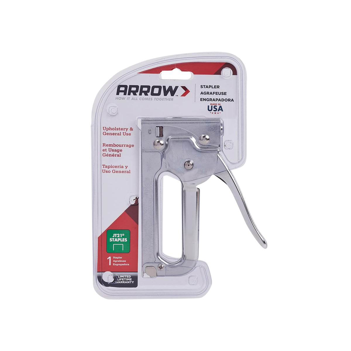 Arrow JT21CM durable light-duty tool for daily stapling tasks.