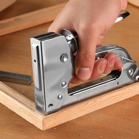 Arrow Fastener staple sizes 1/4-in, 5/16-in, 3/8-in expand project versatility.