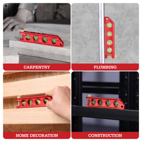 Arrow Fastener torpedo level compact design ideal for tight spaces.