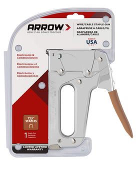 Arrow T25 suited for low-voltage wiring like alarms and thermostats