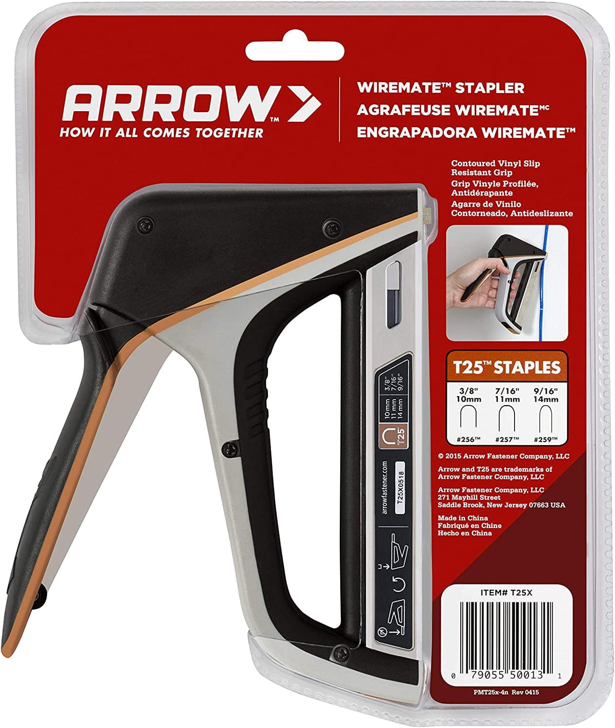 Arrow T25X ideal for hard surfaces like fiber cement siding