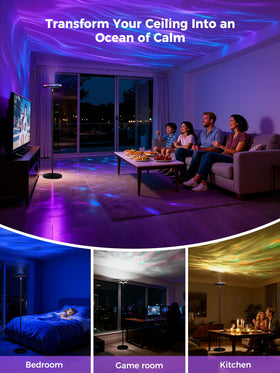 Arsoma Smart Floor Lamp creates immersive living room ambience with color and warmth