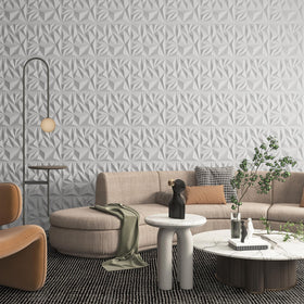 Art3d 33-pack provides a modular feature wall with consistent pattern.