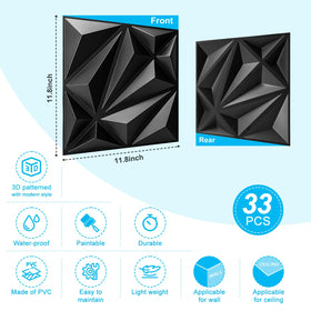 Art3d kit image displaying panels on a hallway wall for elegant texture.