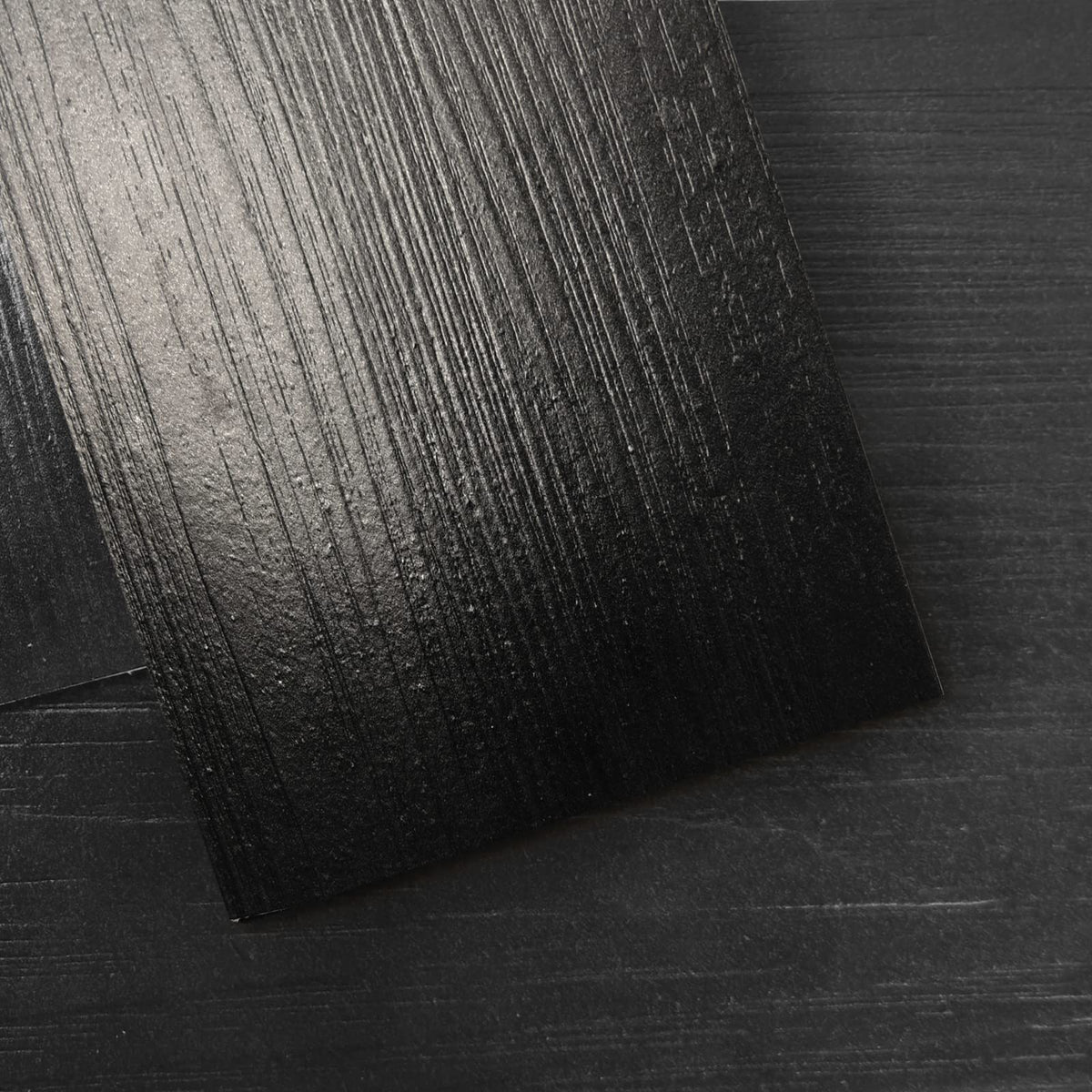 Art3d wood-look floor plank close-up showing authentic grain texture for style
