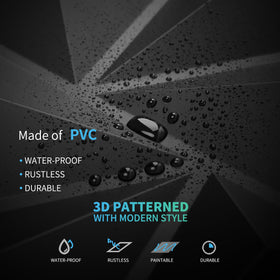 Art3d 3D wall panels room visual showing modern texture on living room wall