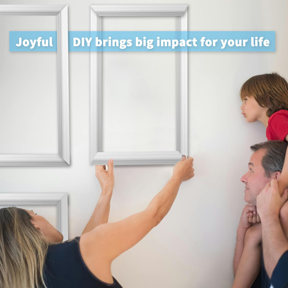 Art3d bedroom accent wall molding for subtle depth