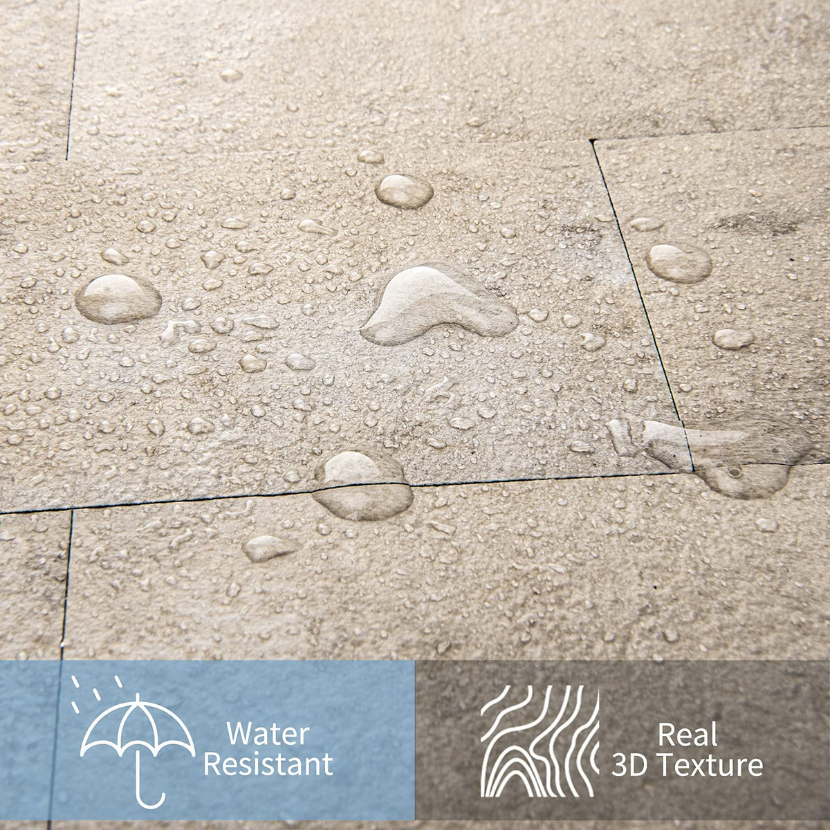 Art3d tile surfaces compatible with painted gypsum, ceramic, glass, and more