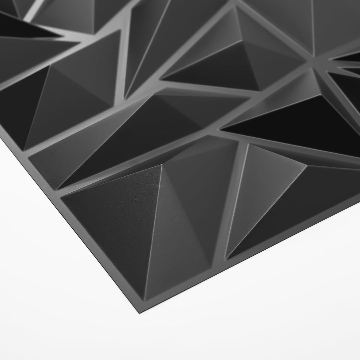 Art3d diamond-texture panels create dramatic shadows under lighting