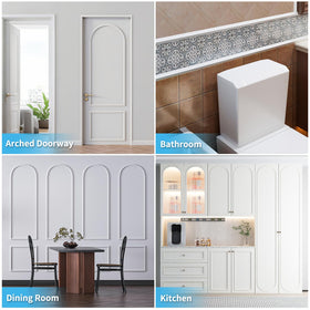 Art3d DIY-friendly molding installs without tools
